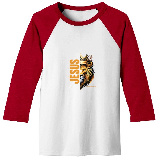 Jesus the Lion of Judah - Revelation 5:5 Cool Baseball Tees