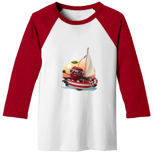 Fruit Boating Cherry Baseball Tees