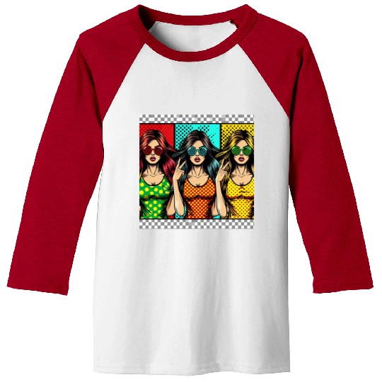 femmes sexy Baseball Tees