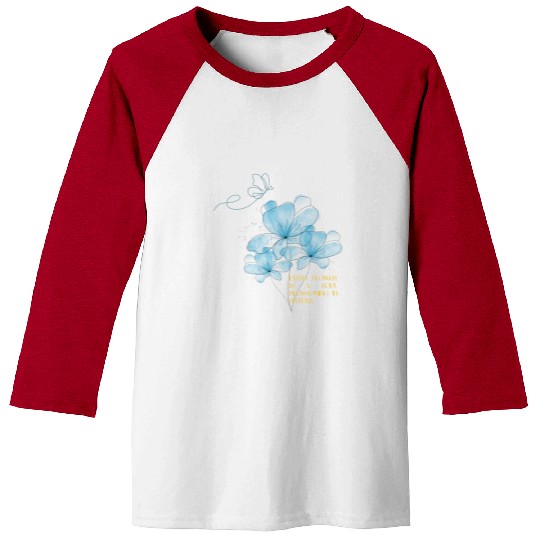 Blossoming Flower Baseball Tees