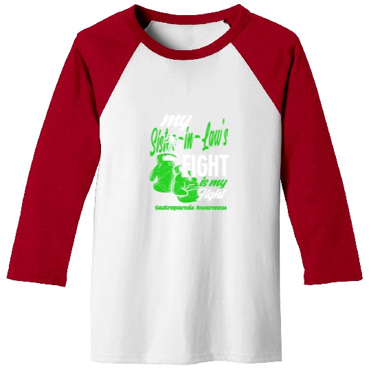 My Sister-in-Law's Fight Gastroparesis Awareness Baseball Tees