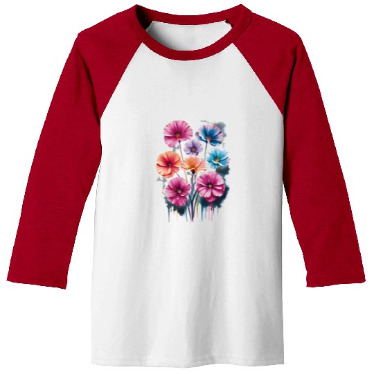 Baseball Tees Floral Doux et Léger – Confort et Style