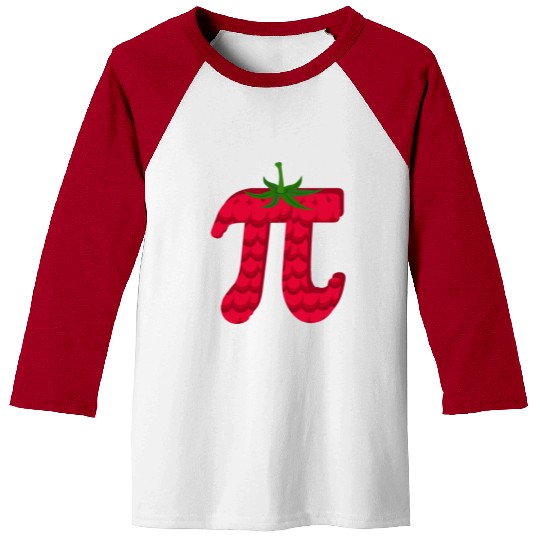 Raspberry Funny Pi Day Pie Math Lover Student Baseball Tees