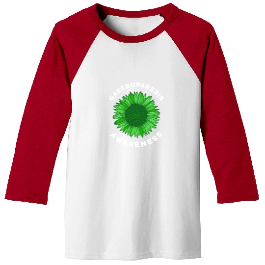 Sunflower Gastroparesis Awareness Baseball Tees