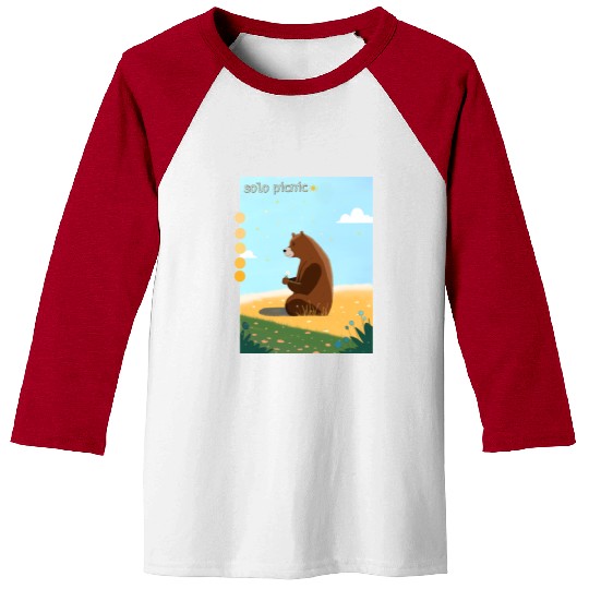 solo picnic for outdoor picnics Baseball Tees
