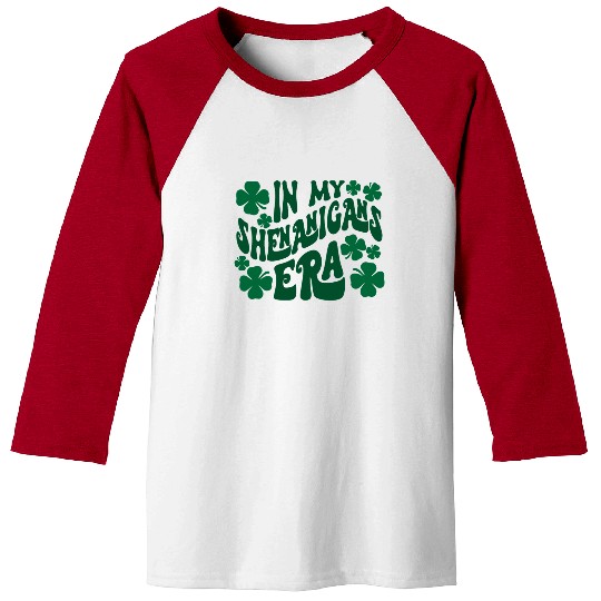 In My Shenanigans Era Saint Patrick Day Baseball Tees