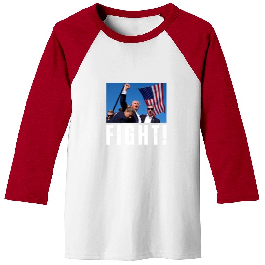 Fight Trump Design Baseball Tees