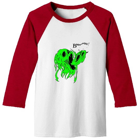 Green Ghost Baseball Tees