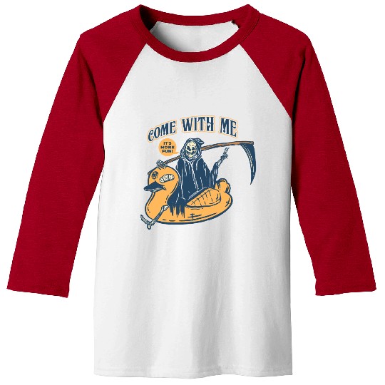 Death Duck Pool Baseball Tees