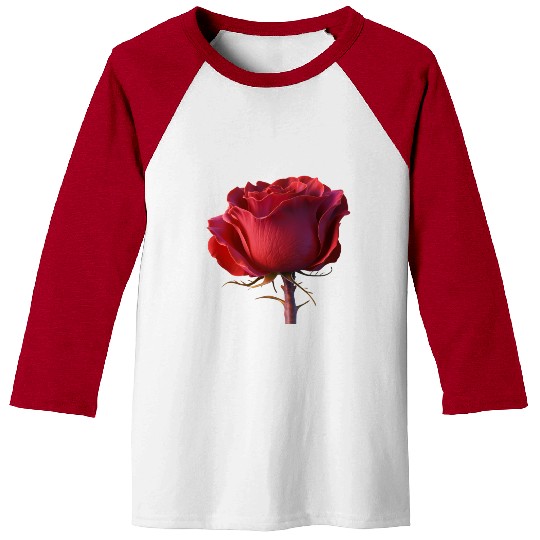 the rose nature design Baseball Tees