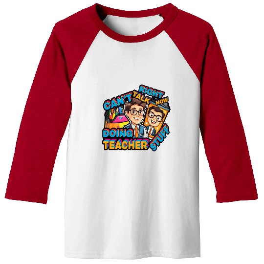 Cute Teacher Baseball Tees
