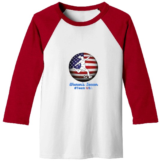 Women's Soccer #Team USA - watch women's sports Baseball Tees