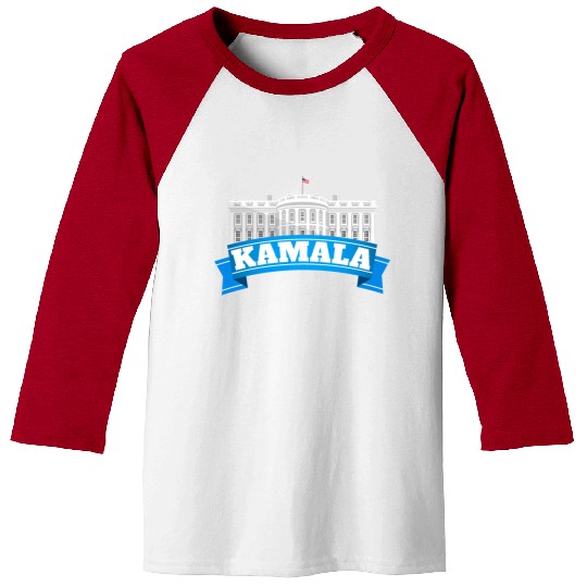Kamala Harris 2024 For President White House Baseball Tees