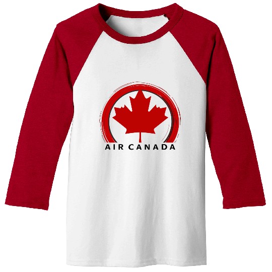 Stylish Air Canada Airline Design Baseball Tees