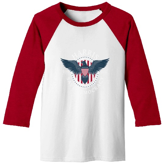 Kamala Harris Save Democracy Vote 2024 Baseball Tees