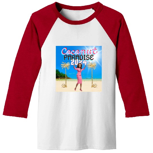 Kamala Harris 2024 | Coconut Trees and Election Me Baseball Tees