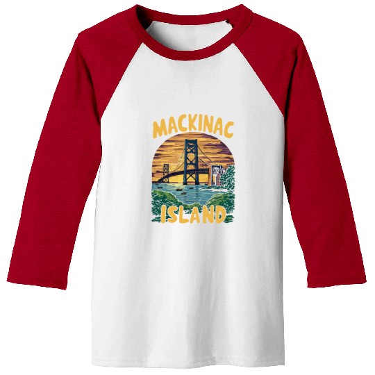 Mackinac Island. Baseball Tees