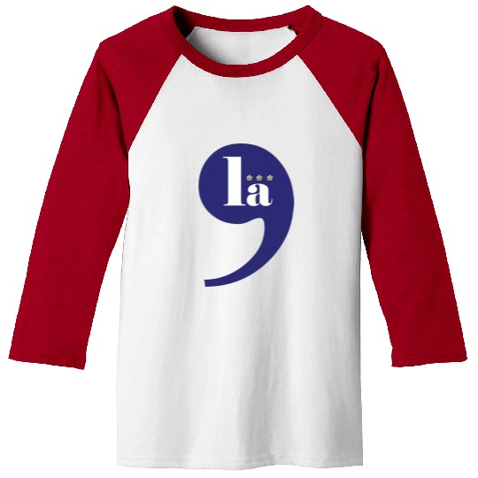 Comma La Kamala Harris 2024 LA Democrat Blue Stars Baseball Tees