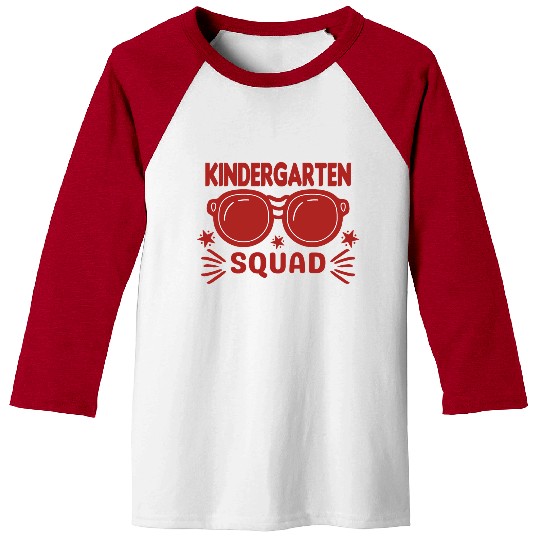 Kindergarten Squad - Kindergarten Teacher Baseball Tees