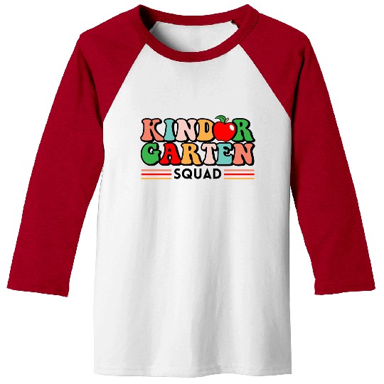 Kindergarten Squad - Kindergarten Teacher Baseball Tees