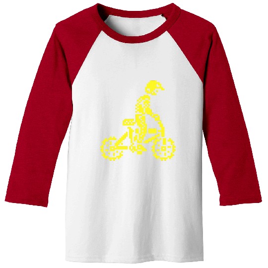 BMX Bike Bandits ZX Spectrum 8-bit Baseball Tees