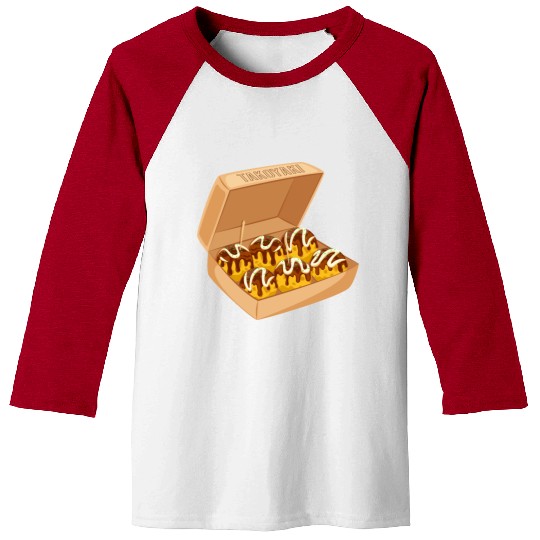 Japanese Takoyaki Box Baseball Tees