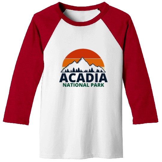 Acadia National Park Baseball Tees