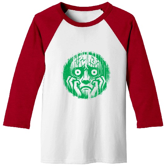 Green Anxiety Portrait Baseball Tees