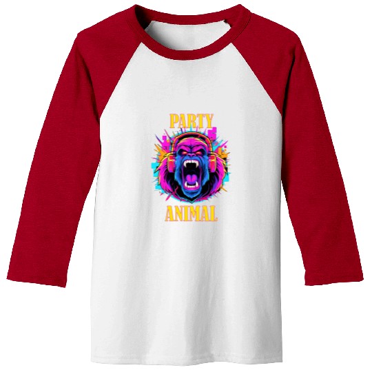 Party Animal Gorilla Style - Baseball Tees Design