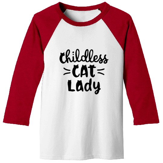 Childless Cat Lady Kamala Harris Baseball Tees