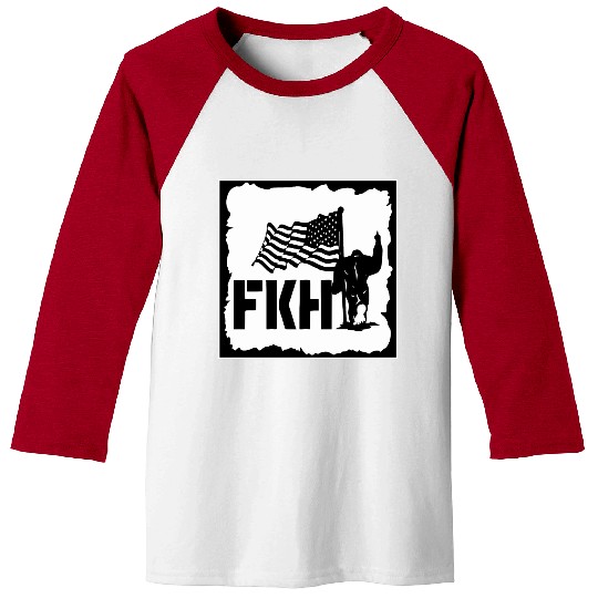 Bigfoot FKH Flag LIKE US ON FACEBOOK # Baseball Tees