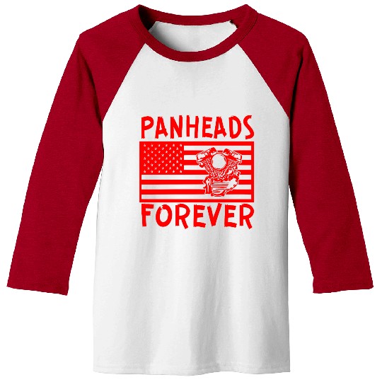 Panheads Forever LIKE US ON FACEBOOK Baseball Tees