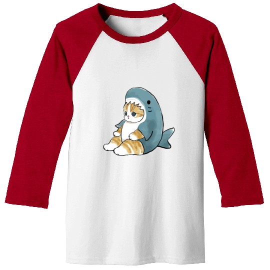 sand cat love pet cat shark Baseball Tees