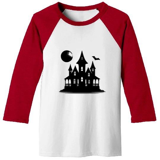 Full Moon Halloween Midnight Children's Haunted Baseball Tees