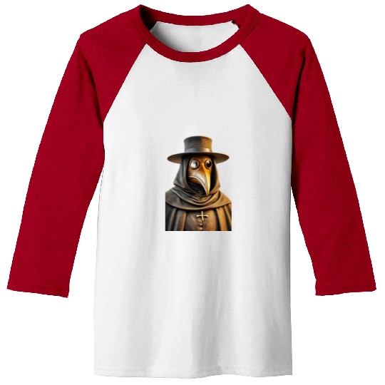 Golden Plague Doctor Baseball Tees