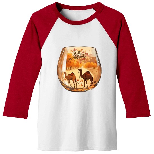 Hello Autumn unique design. Baseball Tees