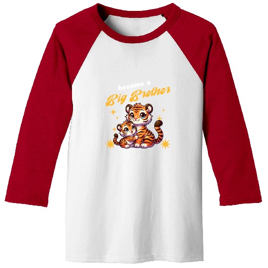 I'm Going To Be A Big Brother Sweet Tigers, Baseball Tees
