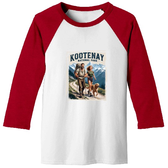 Kootenay National Park Adventure Nature Baseball Tees