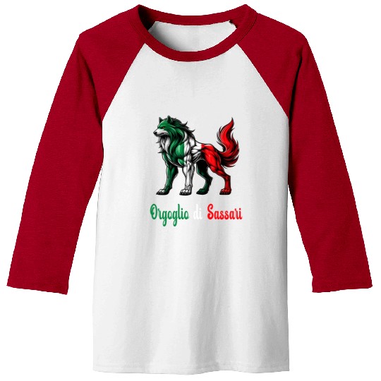 The pride of Sassari Italy flag Baseball Tees