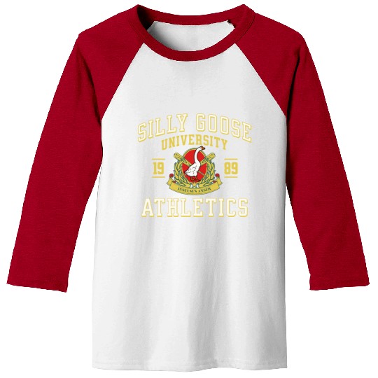 Silly Goose University Athletics Funny Goose Sport Baseball Tees
