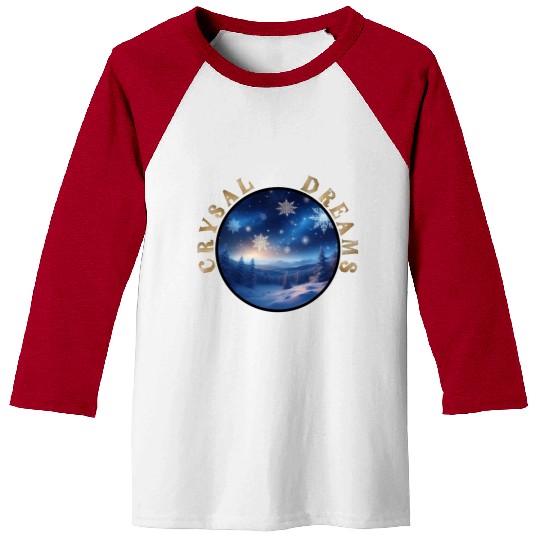 Crystal Dreams - A Winter Wonderland Baseball Tees
