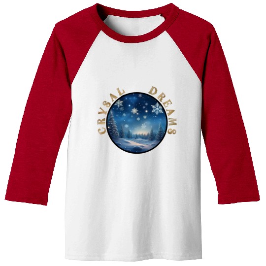 Winter's Embrace - A Crystal Clear Dream Baseball Tees