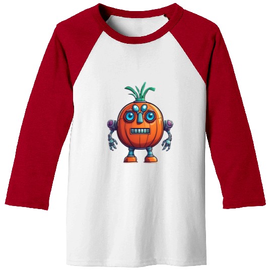 Robot Onion Baseball Tees