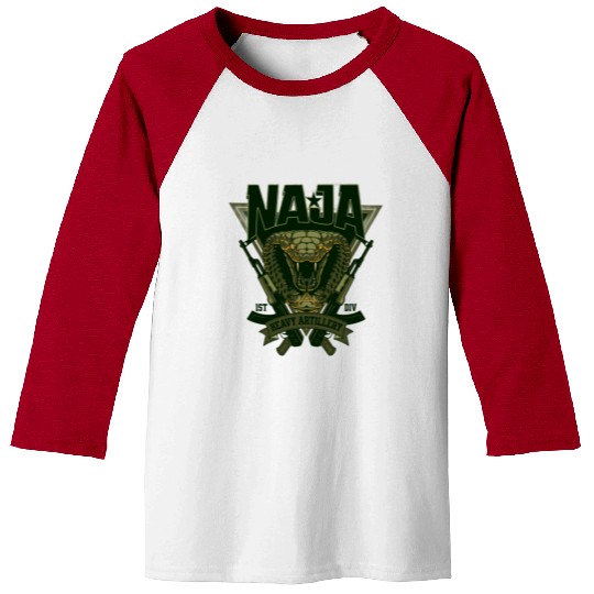 Military unit logo "NAGA" Baseball Tees