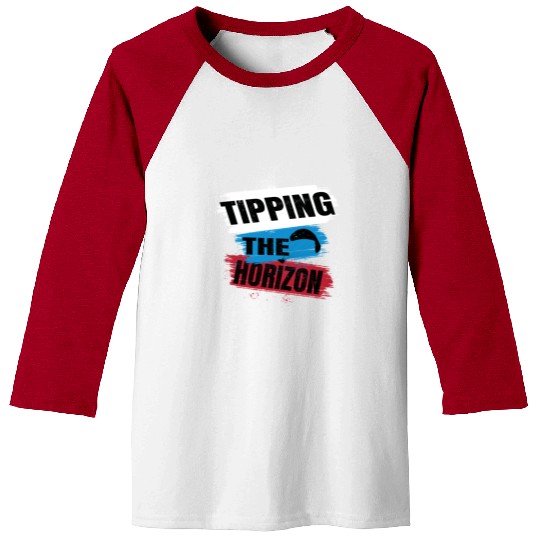 Tipping the Horizon Baseball Tees