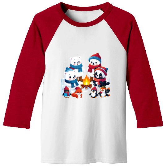 Winter Wonderland Critters Baseball Tees