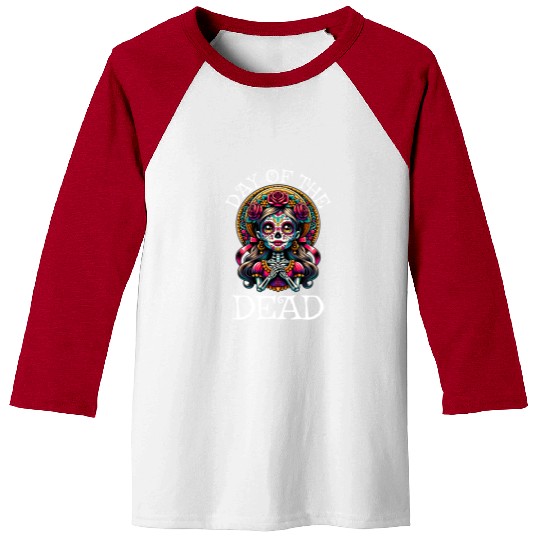 Day of the Dead Karnival, Halloween and Día de los Baseball Tees