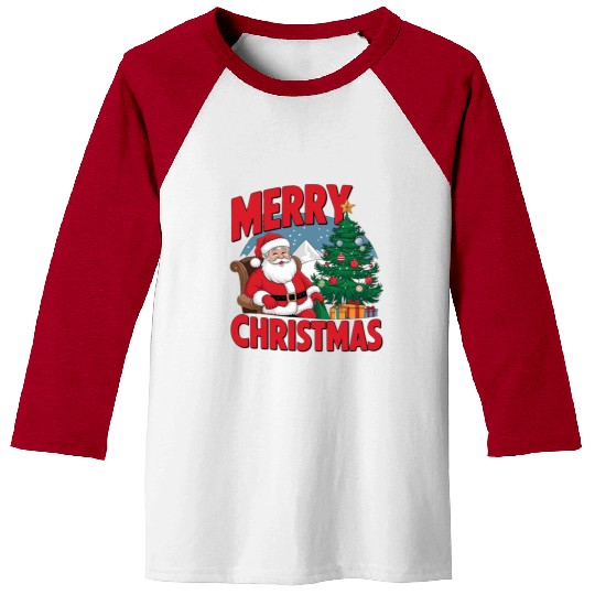Christmas Crewneck Baseball Tees