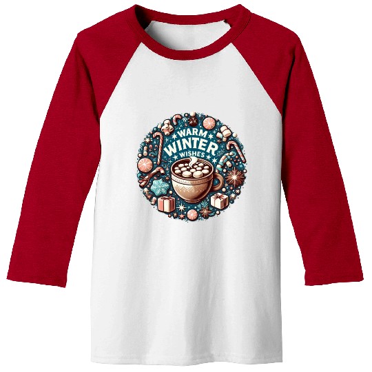 Warm Winter Wishes Baseball Tees