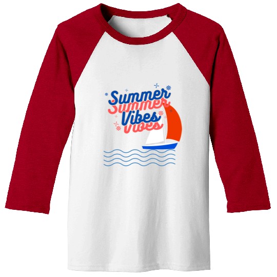 Summer Vibes Baseball Tees